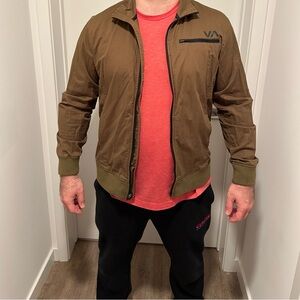 RVCA Men's Brown Jacket